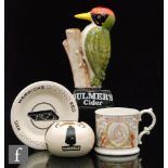 A Carltonware Bulmers Woodpecker advertising figure, height 18.