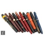 A Stephens leverless 106 fountain pen, a Summit pen,