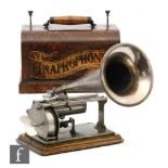 A Graphophone type Q phonograph,