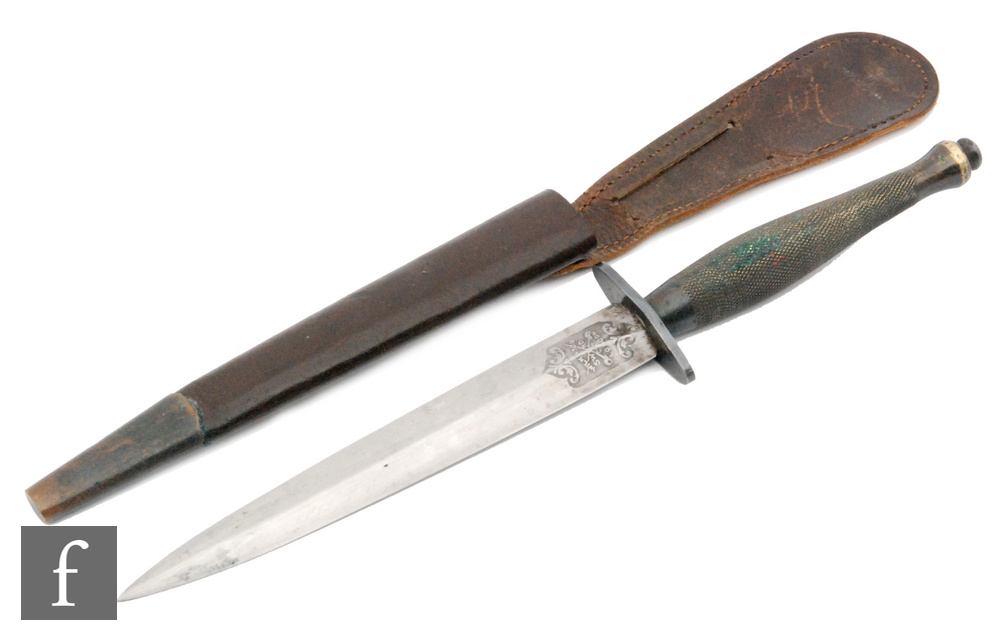 A World War Two Fairbarn-Sykes Second Pattern 'Fighting Knife',