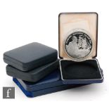 Elizabeth II - A twenty five pound silver proof coin for St Helena and Ascension,