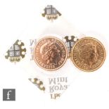Elizabeth II - Two 2012 proof sovereigns (2)