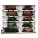 A collection of ten OO gauge tank locomotives by Hornby and Bachmann,