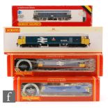 Four Hornby OO gauge diesel locomotives, R2349 BR Co-Co Class 50 'Ark Royal',