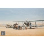 Chris Golds (contemporary) - 'Convoy Conference' - Fairey Gordon aircraft and Rolls Royce armoured