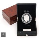 Elizabeth II - 2017 kilo silver proof coin to commemorate 70 years of marriage,