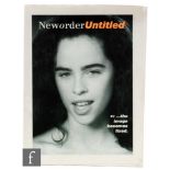 New Order : a 'Untitled' 'tour book'/ one-off magazine/ lookbook made for New Order's US Technique