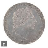 George III - Crown 1819, Anno Regini, LIX, Decus Et Tutamen to edge.