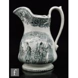A mid 19th Century Crimean War 'Peace' jug, by David Methven & Sons' pottery of Kirkcaldy in Fife,