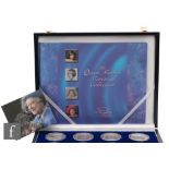 Elizabeth II - Twelve silver proof coins to commemorate The Queen Mother Memorial collection,