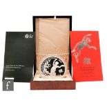 Elizabeth II - 2017 silver proof kilo coin the commemorate the lunar year of the monkey and another