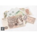 Banknotes - Bank of England series C ten pound note,