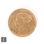 Victorian - 1883 half sovereign.