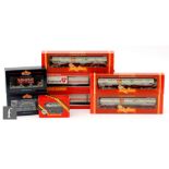 A collection of OO gauge rolling stock, mostly Hornby but two Bachmann, including tank wagons,