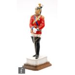 A Royal Worcester figure Colonel of the Noble Guard, from The Papal Series, number 86 of 150, height