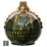Christopher Dresser - Linthorpe Pottery - A late 19th Century vase, of Peruvian influence, the