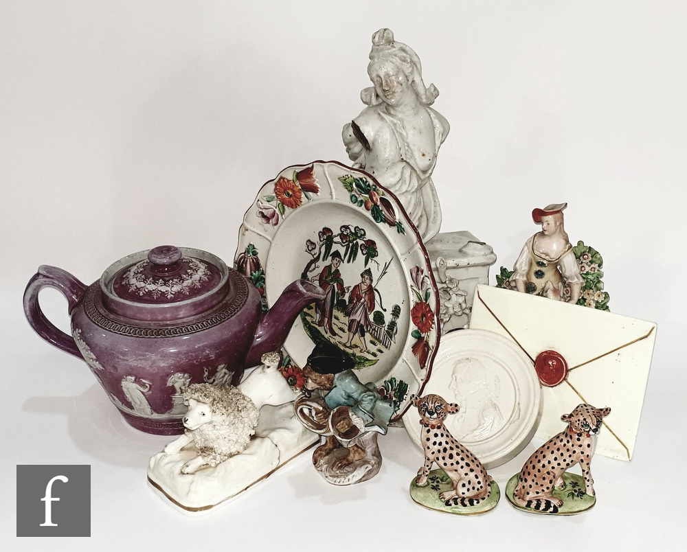 AMENDED DESCRIPTION A collection of 19th and 20th Century English and Continental porcelain items,
