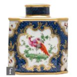 AMENDED DESCRIPTION - A late 19th Century Samson tea caddy and cover,