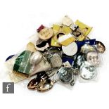 A small parcel lot of assorted fobs, spoons and medals predominately relating to shooting.