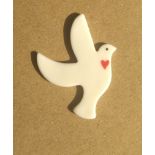 Kathryn Cain - Handmade porcelain brooch. Kathryn Cain is a successful ceramicist, designer and