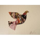 Katherine Jakeways - Collage, 12cm x 16.5cm. Framed and glazed. Katherine Jakeways is a British
