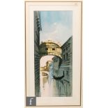 ITALIAN SCHOOL (CONTEMPORARY) - The Bridge of Sighs, Venice, watercolour, signed indistinctly,