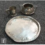 A Liberty and Co, Tudric pewter salver or drinks tray designed by Archibald Knox, design 0716,