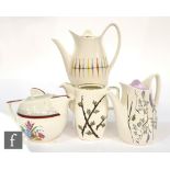 A small collection of assorted Midwinter tablewares to include a Whispering Grass coffee pot, a