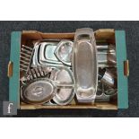 A collection of assorted Robert Welch Old Hall stainless steel to include lidded vegetable dishes,