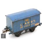 An O gauge Hornby Carr's Biscuits private owners van, unboxed.
