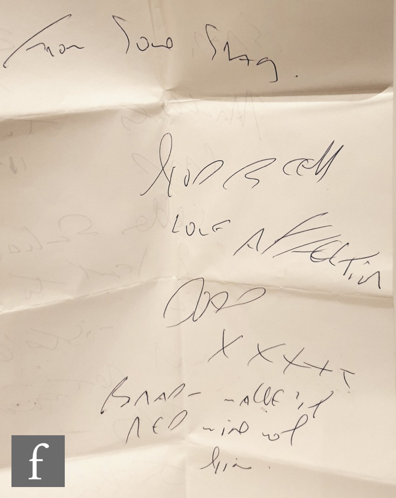 A collection of approximately 30 hand written letters by Reggie Kray to Bradley Kray, the gangster's - Image 8 of 8