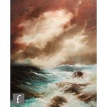 PHILIP GRAY (CONTEMPORARY) - 'Stormy Seas', hand embellished giclee print, signed and numbered 43/