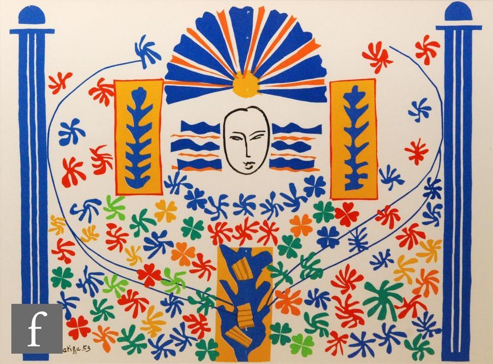 AFTER HENRI MATISSE (1869-1954) - 'Apollon', lithograph, signed and dated 1953 in the stone,