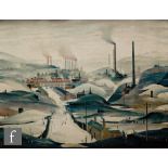 LAURENCE STEPHEN LOWRY, RA (1887-1976) - ?Industrial Panorama?, photographic reproduction print,