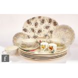 Six Midwinter Stylecraft 'Fashion Tableware' meat plates, patterns comprising Autumn, Quite