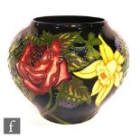 A Moorcroft Pottery vase decorated in the Diamond Jubilee pattern, designed by Nicola Slaney,