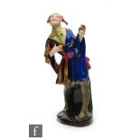 A Royal Doulton figure Jack Point HN610, height 17cm, painted initials T.P to base, S/D.