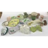 A collection of assorted 1930s and later Carlton Ware to include dishes, vases, teacups and