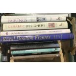 A collection of assorted ceramic reference books, subjects to include Pinxton China, Victorian China