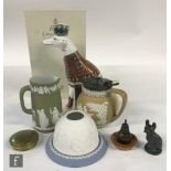 A collection of assorted items to include a boxed Royal Crown Derby 'National Dogs Borzi'