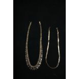 An attractive and delicate 9ct rope design gold Chain, approx. 5.8 gms.