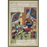 Middle Eastern Interest - three attractive and colourful 19th Century illustrated Islamic