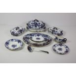 A large and attractive late 19th Century Ablemarle porcelain Dinner Service,