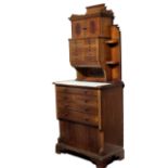A superb late Victorian inlaid mahogany Dentist Cabinet, by C. Ash & Co.