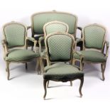 An attractive early 19th Century French Suite of Seat Furniture,