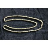 A fine quality 9ct gold link Chain, hall marked Dublin 1991, approx. 80cms long, 71.7 gms weight.