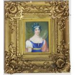 19th Century English School "Gracilla Boddington," painted on ivory,