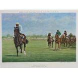 After Richard Stone Reeves (1919 - 2005) A set of 4 Limited Edition coloured Racing Prints:
