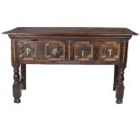 An 18th Century Jacobean style oak Side Table,