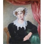 Ethel Dennis, 19th Century Irish School "Portrait of Katherine Martha Maria Dennis," O.O.C.